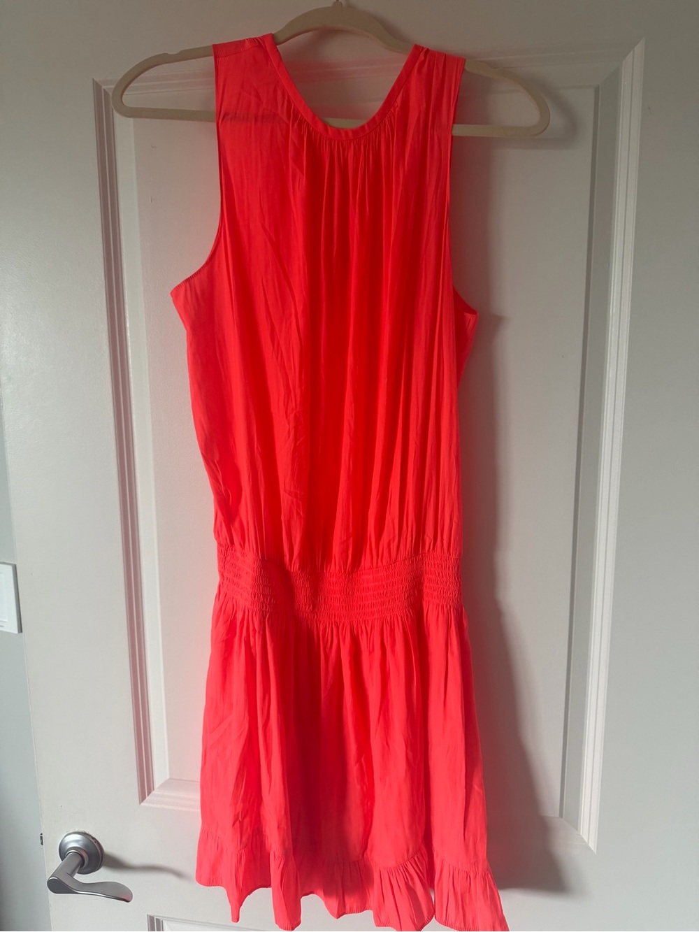 Ramy Brook Sleeveless Coral Mini Dress